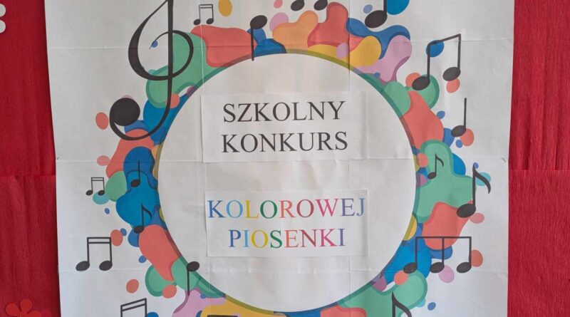 Wyniki konkursu “Kolorowa Piosenka “
