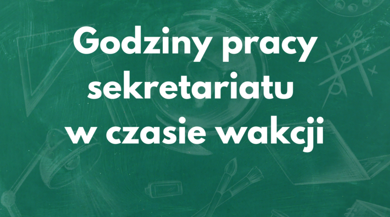 Przyjmowanie stron sekretariat